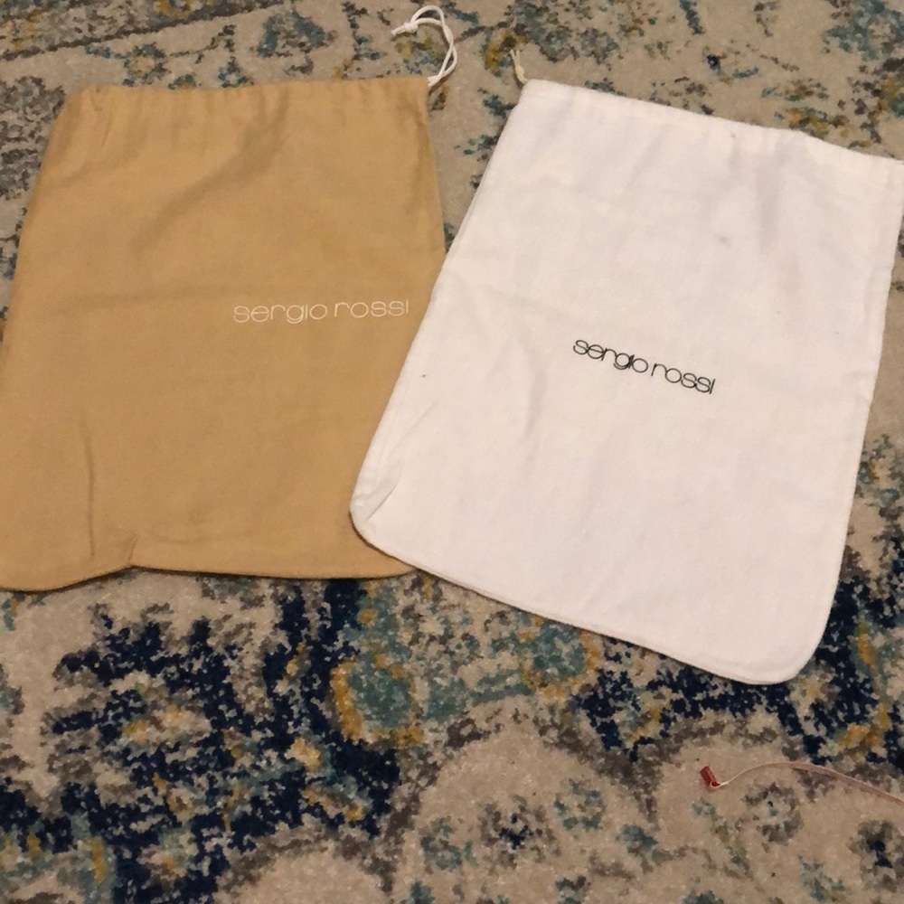 Sergio Rossi shoe cover bags 👠👠